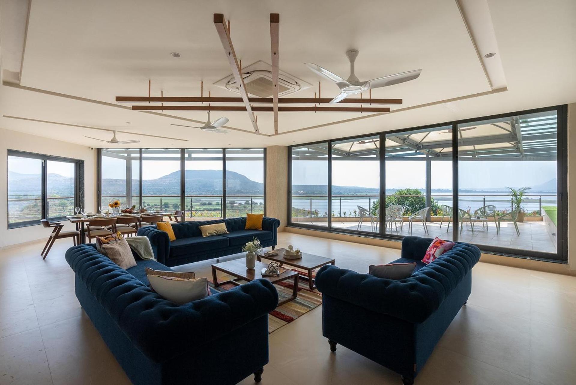 Pearl Lakeview Mansion By Stayvista - Lakeside Villa With Infinity Pool, Jacuzzi, In-House Theatre & Games Room Igatpuri Eksteriør billede